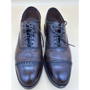 Allen Edmonds "Fifth Avenue" Cap-Toe Oxfords 9 D Dark Chili DAINITE USA